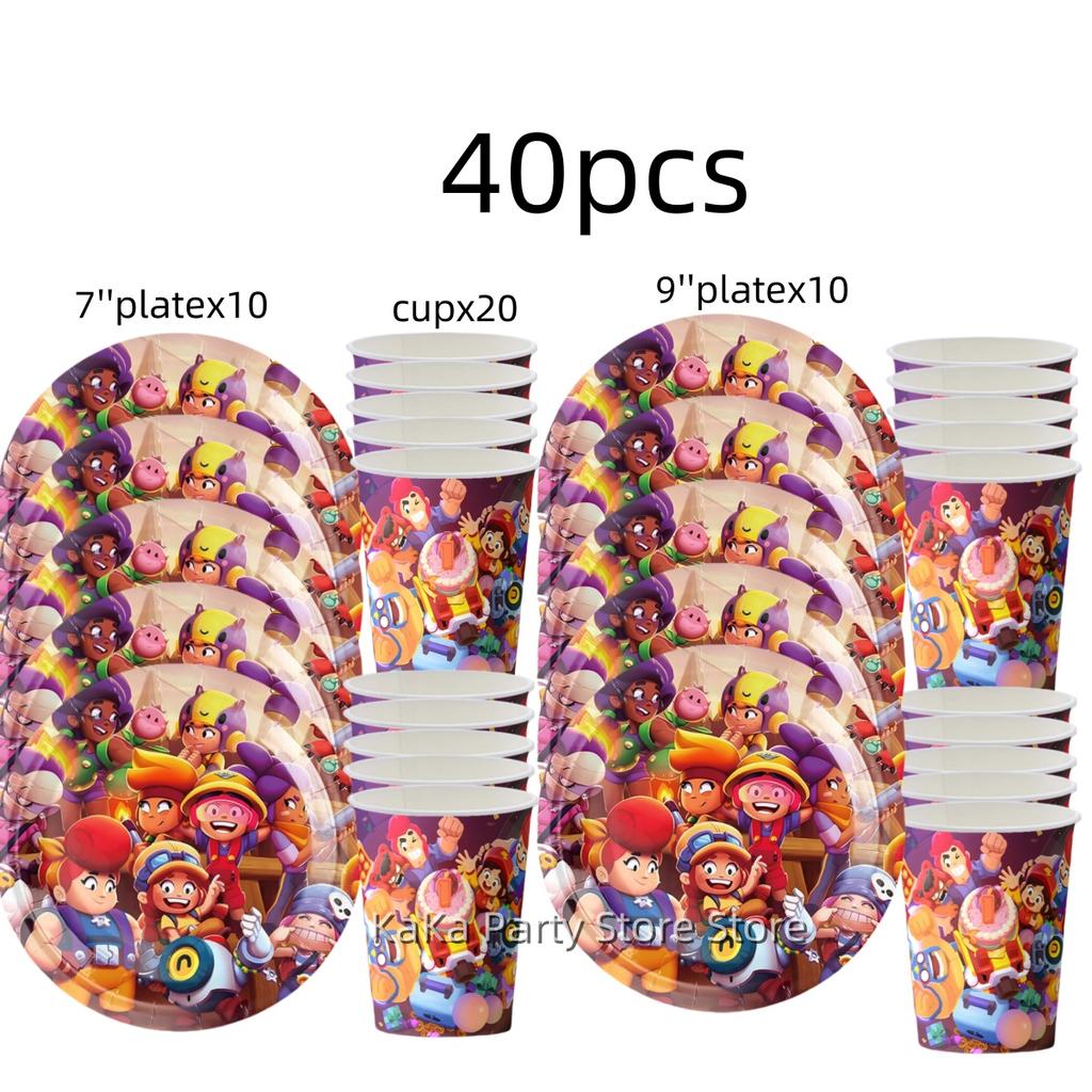 Game thme Birthday Party Decorations Disposable Tableware Tablecloth Plate Cup Napkin Baby Shower Boys Party Favors Supplies