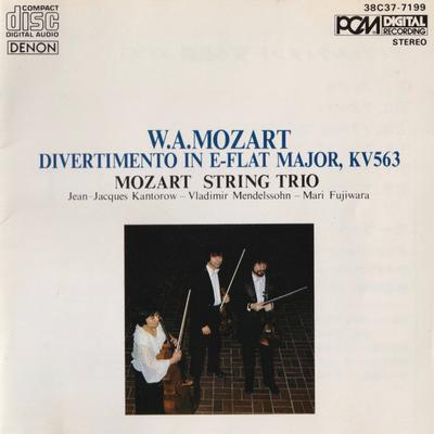 CD W.A.MOZART, AURÈLE NICOLET, MOZART  - Divertimento (String Trio) In E-fla 38C377199 Denon 1984 Japan Classical Used