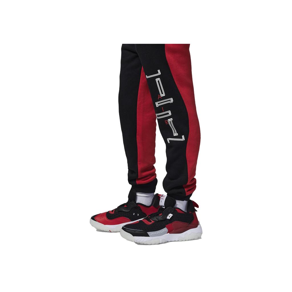 Jordan Drukowane Długie Spodnie Casualowe Dziecięce doły Czarne FD9359-636