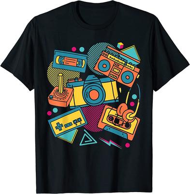 NEW LIMITED Cassette 80s Music Lover 1980s Costume Party Retro Eighties T-Shirt