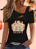 Women's Loose  Halloween and Christmas Gift Tops Blouse Shirt