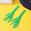 2Pcs 3D Printed Plastic Scary Decoration Halloween Skeleton Hand Prop For Haunted House Horror Party Table Display Ghost