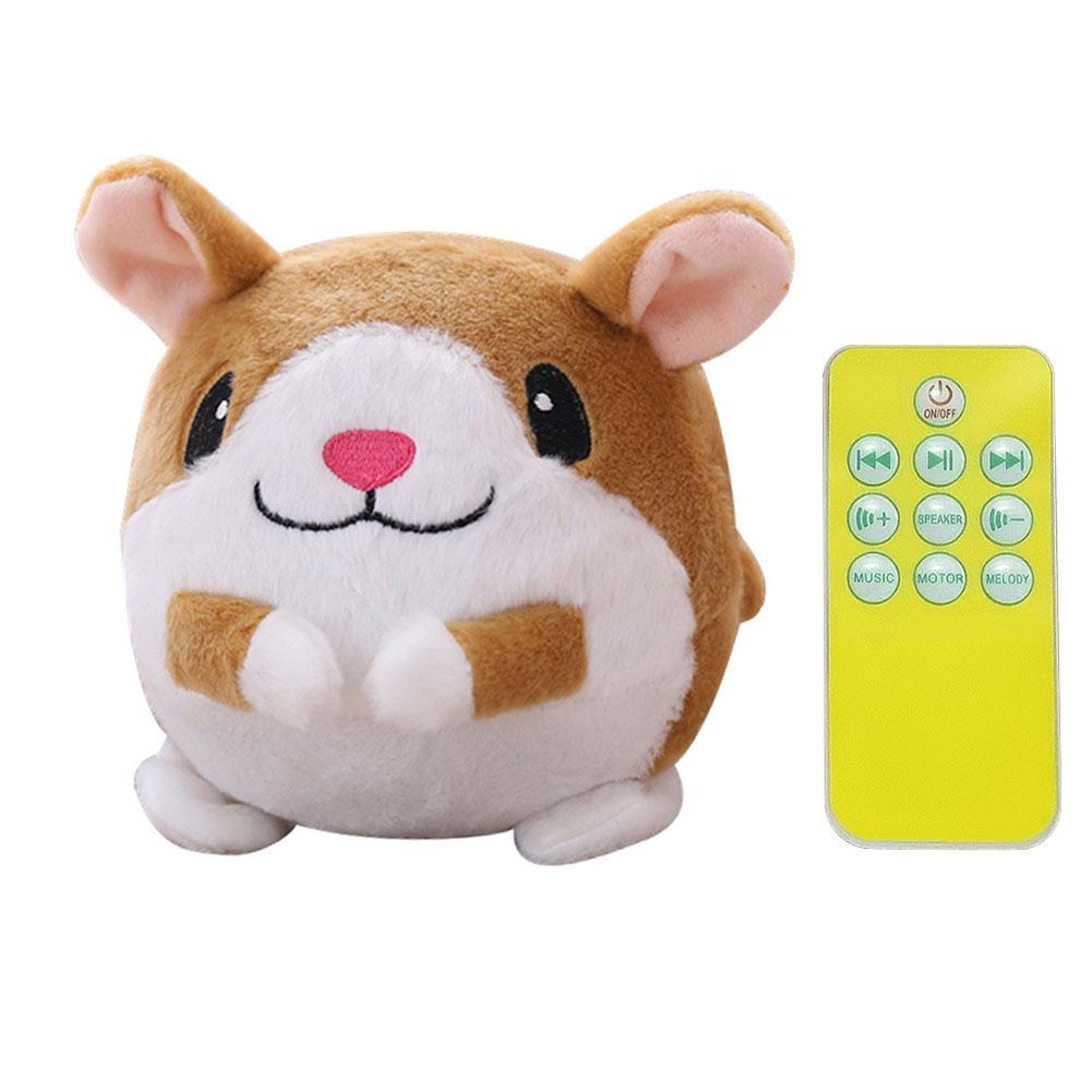 Cartoon Pig Dog Ball Washable Talking Moving Dog Ball Toy USB Rechargeable Pet Bouncing Balls for Dogs Cats