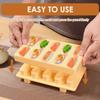 Sushi Rismaking Form Plast 10 Ruter Risballform Maker Non-stick Sushi Presseverktøy med Risskje Sett Kjøkken Sushimakerverktøy