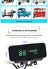 Waterproof LCD Bluetooth Dashboard for Electric Tricycle (48V/60V/72V) - Universal Sunscreen Model