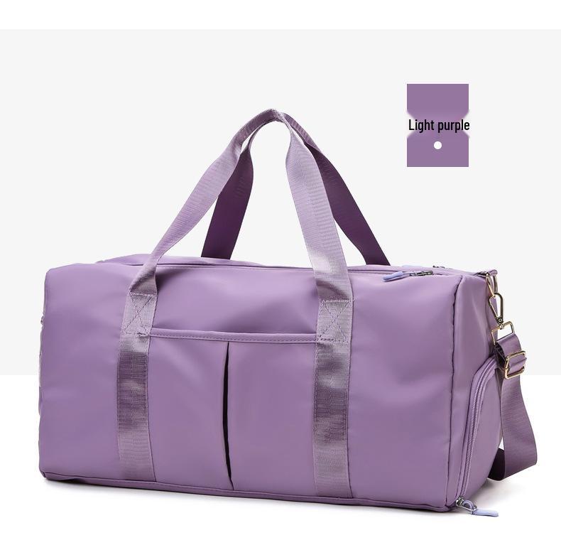 Stylish Women's Wet/Dry Swim & Gym Shoulder Bag – Lightweight, Trendy Sports Handbag for Travel & Yoga