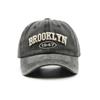 Hat Women's Washed Denim Deep Top Embroidered Cap Outdoor Men's Travel Sunscreen Shade Baseball Cap Tide