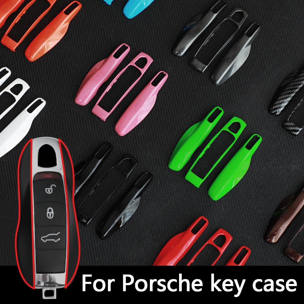 Ensemble de coques de clé télécommande intelligente pour Porsche Panamera Spyder Carrera Macan Boxster Cayman Cayenne 911 970 981 991