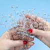 Acrylic Bead Drop Stems Flower Bouquet Crystal Bud Branches Flower Twig Pick For Wedding Home Decor Floral Decor Craft Supply