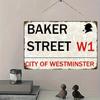 Decorative Metal Wall Sign 20x30cm