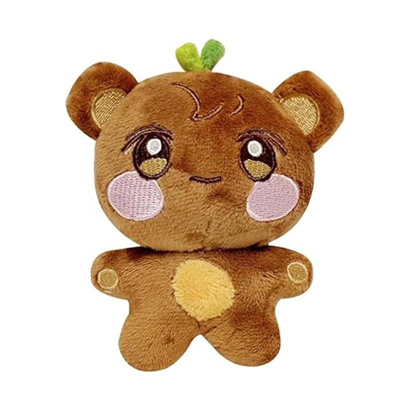 Mini Animal Plush Keyring Cute Fluffy Car Key Pendant Backpack Wallet Ornament Teen Girls Accessories