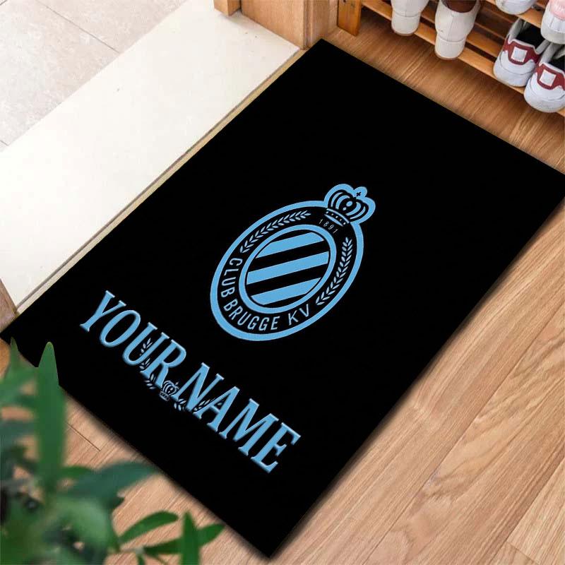 Club Brugge KV Custom Name Carpet Rug for Living Room Bedroom Home Sofa Decoration,Kids Play Non-slip Floor Mat