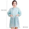 Durable Long-Sleeved Kitchen Apron Oil-proof Waterproof Adult Smock Lightweight Washable Catering Waiter Work Overalls