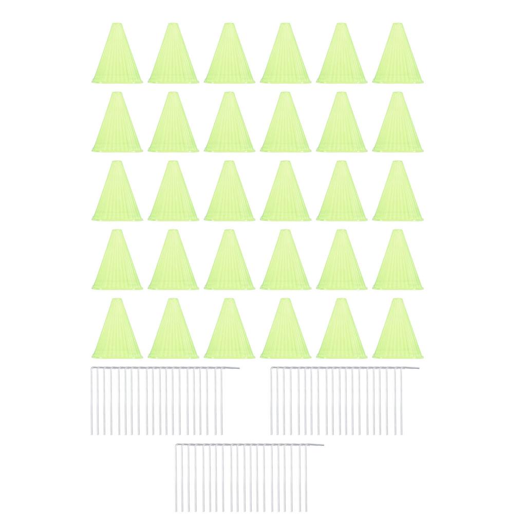 30PCS Cloche Dome for Plants Plastic Reusable Bell Plant Cover Protectors From Garden Animals