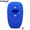 Silicone Key Cover Holder Shell Car Key Case for Subaru Forester XV BRZ LEGACY SV 2019 2020 3/4 Button Remote Keyless Protection