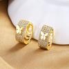 925 Sterling Silver Stud Earrings AAA Zircon For Women High Quality Exquisite Student Girlfriend Jewelry Accessories Heart GiftGood Product
