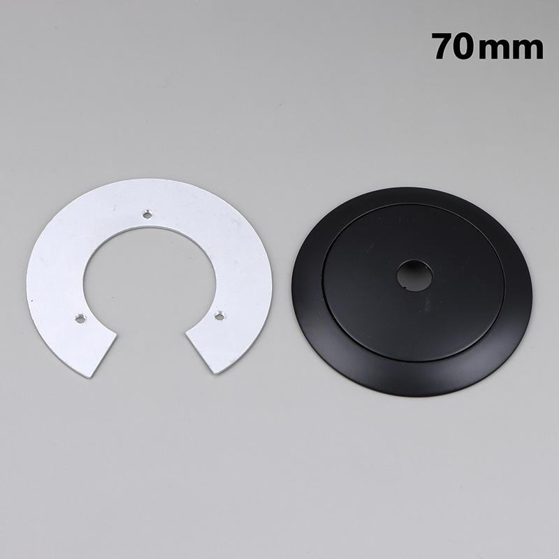 Aluminum Cap For Glass Globe Lampshade Arc Tray Flying Saucer Holder Replacement Part For Home Hotel Ceiling Light Fixture