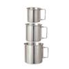 Water Mug Cup with Foldable Handle 220/330/500ml Camping Hiking Mug Beer-Cup