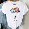 T-Shirts Women 90S Star Fashion Short Sleeve Trend Spring Summer Clothes Stylish Tshirt Top Lady Print Girl Tee T-Shirt