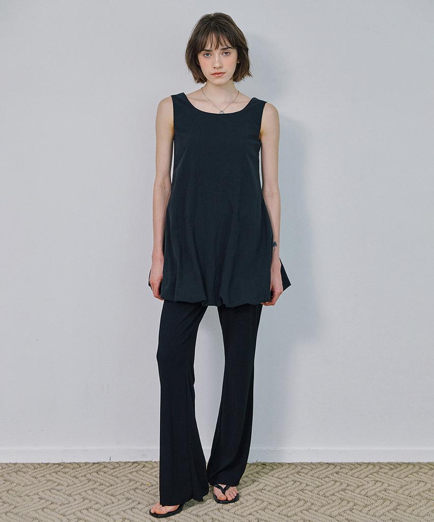 MARROT Bootcut Elastic Pants_Black