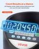 VEVOR Coin Counter Machine, 8 Denominations, Accurate Coin Sorter Machine, Sorts Up to 147 Coins Per Minute, Change Counter Sorter with LED Display