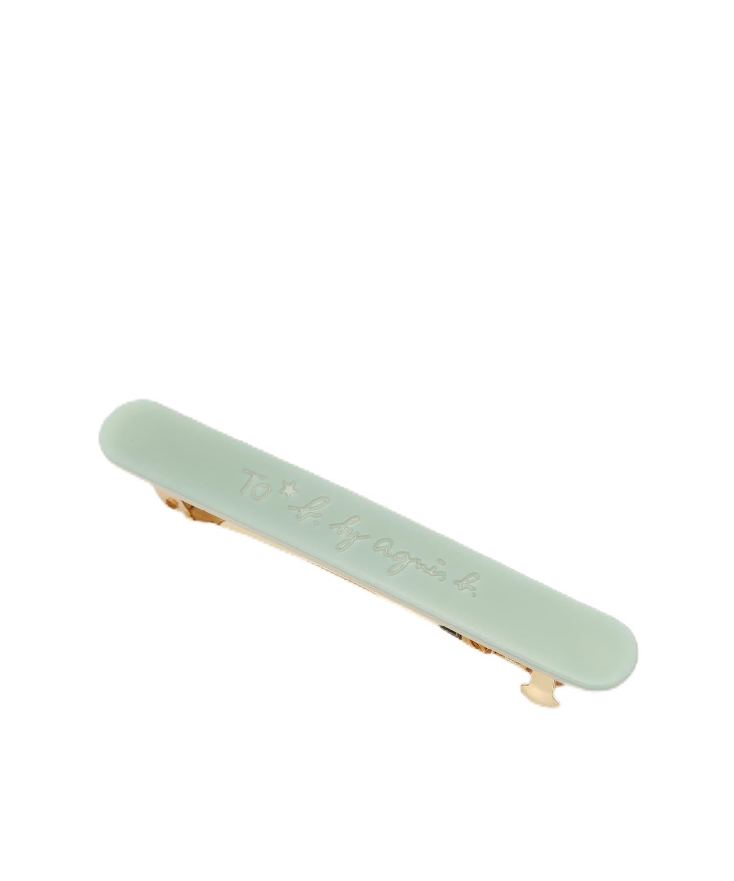 

Две заколки-автомата с логотипом Color WX24 BARRETTA Свободный размер Зеленый agnès b. агнес б. Женский зелёный