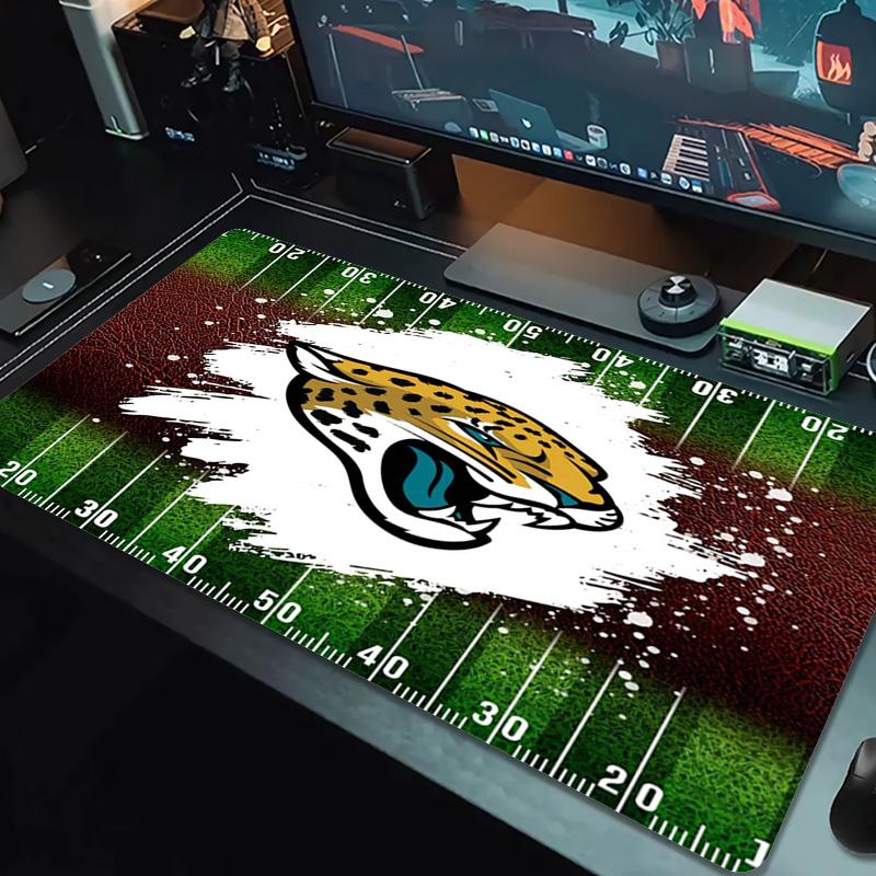 Jacksonville Jaguars Color Mouse Pad Large Gaming Table Cushion Non-slip Laptop Tablet Big Mousepad XXL Mat Mini PC Playmat With Lock Edge