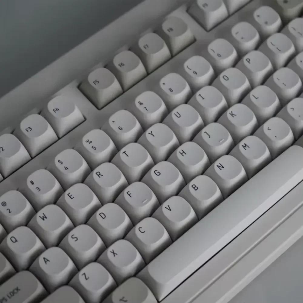 Xiaomi Mechanical Keyboard Vintage Keycaps Pbt MA Light Gray Small Set of Replacement Caps for MX Keyboards.