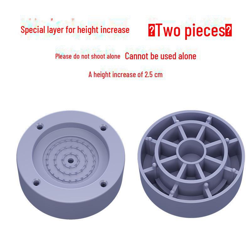 Universal Washing Machine & Refrigerator Storage Rack with Movable Drum Pad
