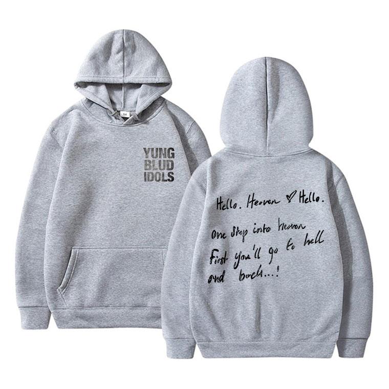Rocker Yungblud IDOLS Album Tour Double Sided Print Hoodie Men Women Fashion Rock Sweatshirt Men's Vintage Streetwear