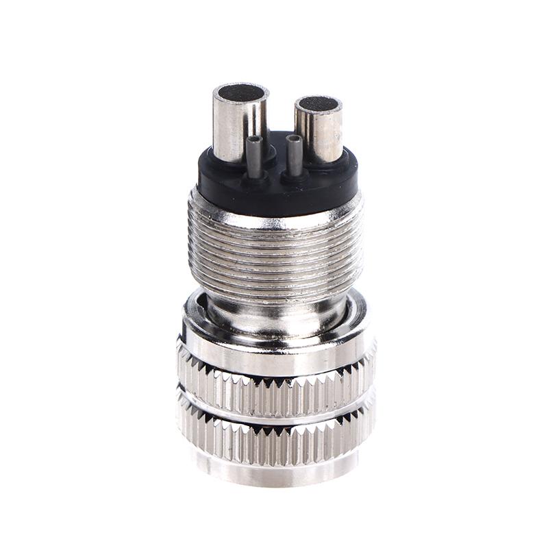 Dental Turbine Handpiece Adapter 4 Holes 2 Holes Changer Connector For High Speed Handpiece Spare Parts Tool Tubing Hose