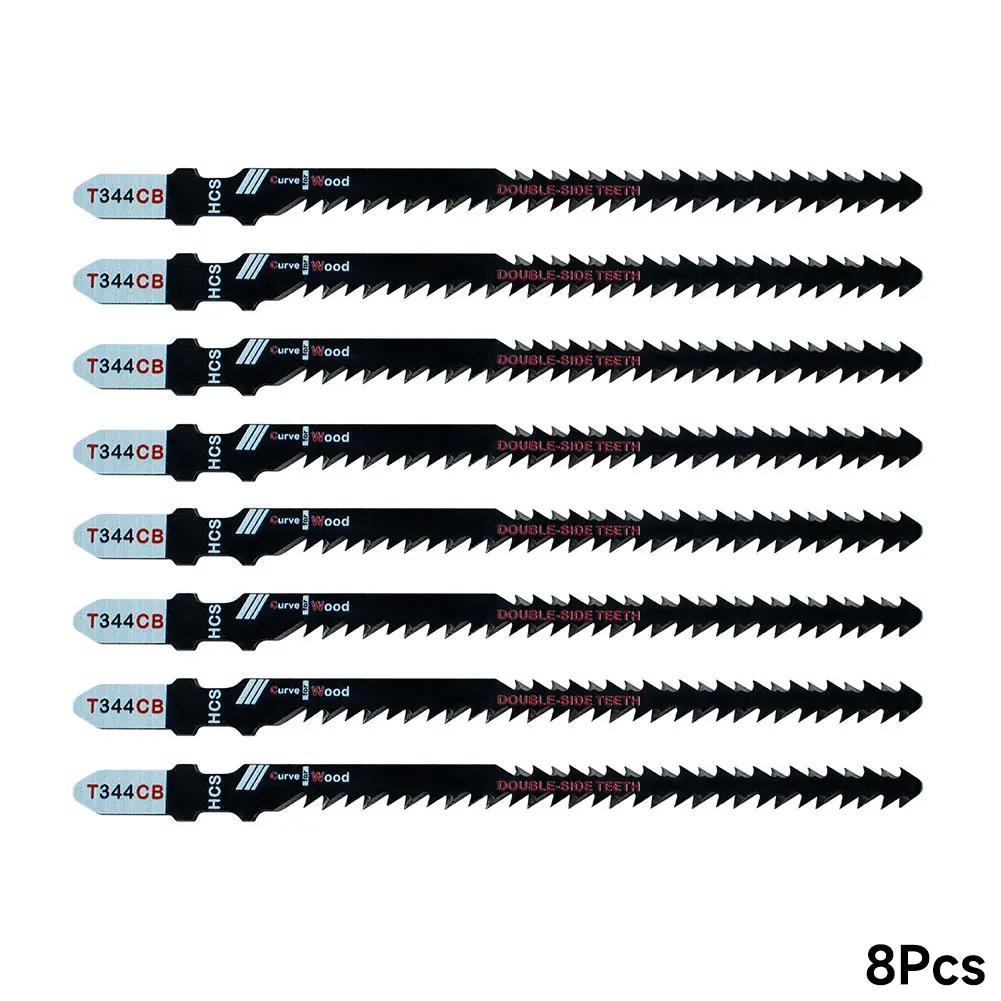 T-Shank Fine Coarse Teeth DIY Double-Sided Jigsaw Blade Extra Long Heavy Duty Scroll Saw Blades For Wood Aluminum Tight Spaces