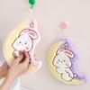 Star Moon Rabbit Coral Fleece Hand Towel Children's Hanging Cute Absorbing Water Without Hair Lanyoning Hand Towel Lanyard Kitchen Towel