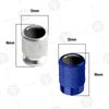 4pcs Prancing Deer Logo Car Wheel Tire Valve Caps Air Stem Aluminum Accessories For Volvo Moose Test R Design XC40 XC60 S90 V60