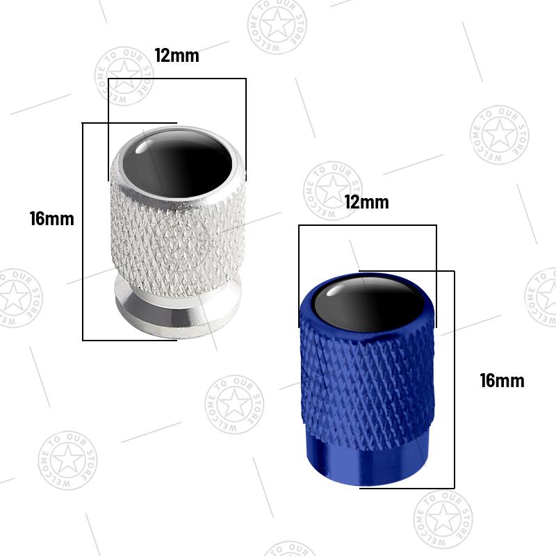 4pcs Prancing Deer Logo Car Wheel Tire Valve Caps Air Stem Aluminum Accessories For Volvo Moose Test R Design XC40 XC60 S90 V60
