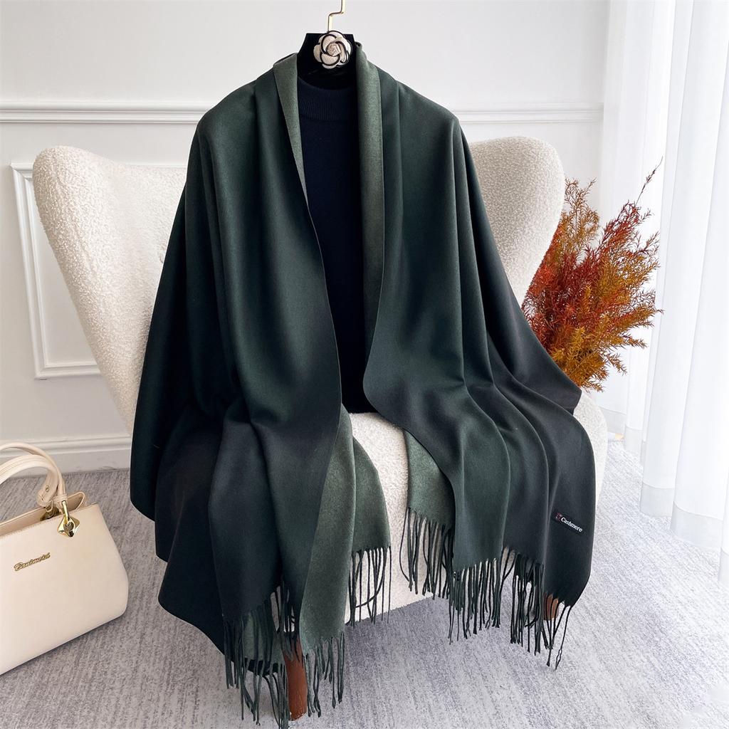 Winter Shawl Scarves Wrap  Design Cashmere Scarf Women Warm Fashion Pashmina Femal Poncho Neckerchief Echarpe Bandana