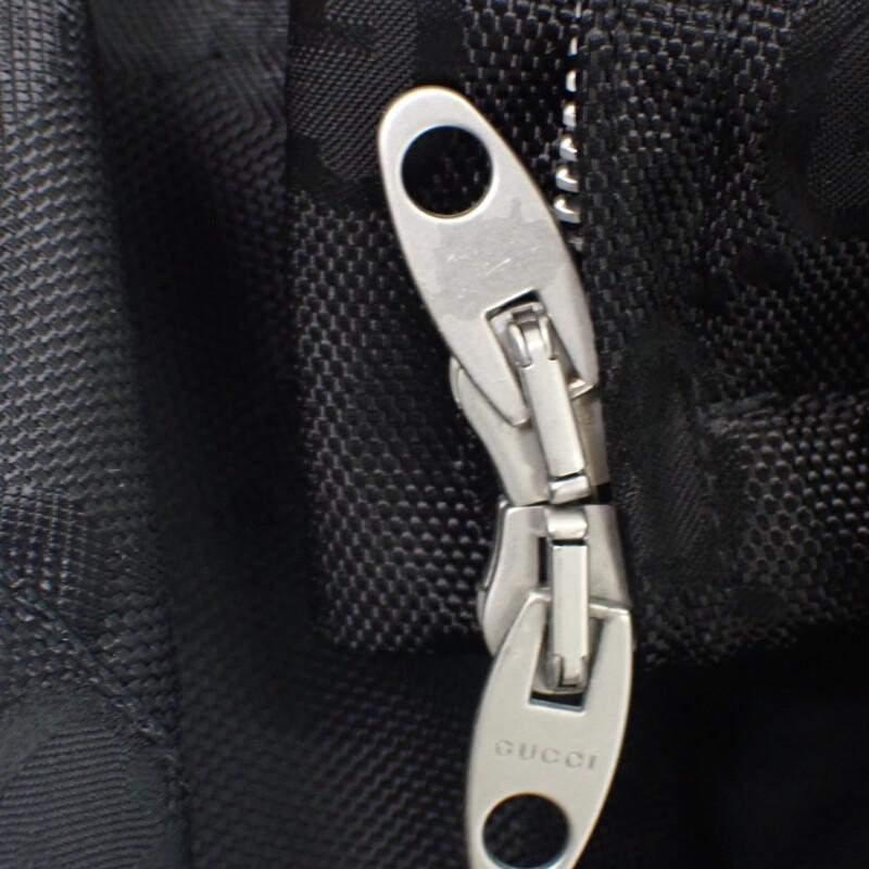 Gucci 631105 ZAEBN 1000 Parker Black Nylon Mens