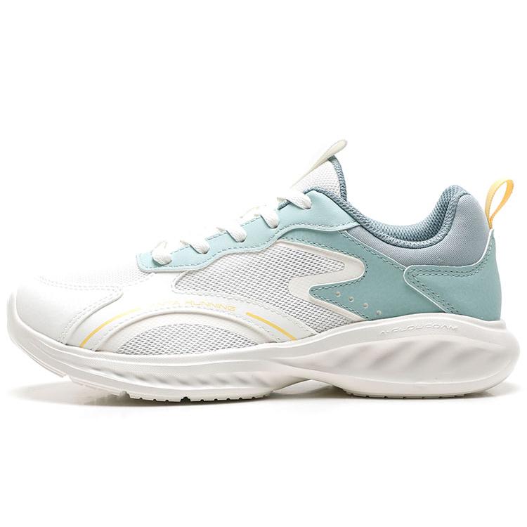 New Anta Breathable And Lightweight Low Top Running Shoes Women's White Cyan 922415525-2