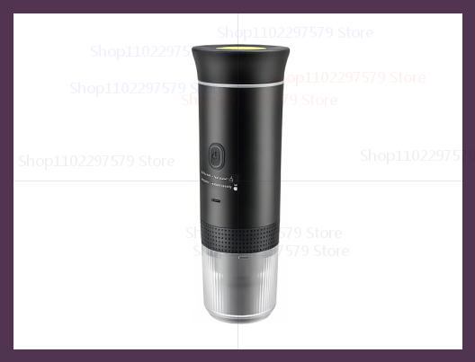 3-in-1 Electric Wireless Heating Coffee Machine Fit for Coffee Capsule/Powder Travel Coffee Maker for Car & Home Camping Travel