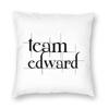 Twilight Saga Team Edward Square Pillowcase Polyester Linen Velvet Pattern Zip Decor Sofa Seater Cushion Cover