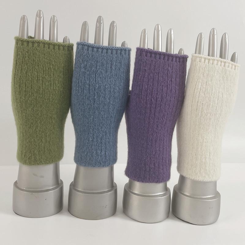 Warm Knitted Gloves Turtle Doves Gloves Cashmere Fingerless Hand Warmer Mittens