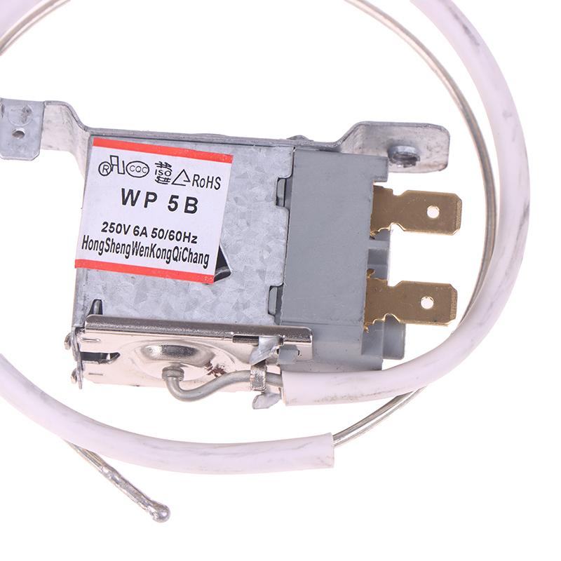 Wp5B 2pinový chladničkový chladicí termostat Ac 250V 6A 50/60Hz Příslušenství k chladničce 50cm kovový kabel