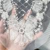Source White Bead Collar Decoration With Dress Top Neckline Accessories