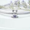925 Silver Squirrel Fox Lion Rabbit Charm Beads DIY Bracelet Women Fashion Jewelry Gift