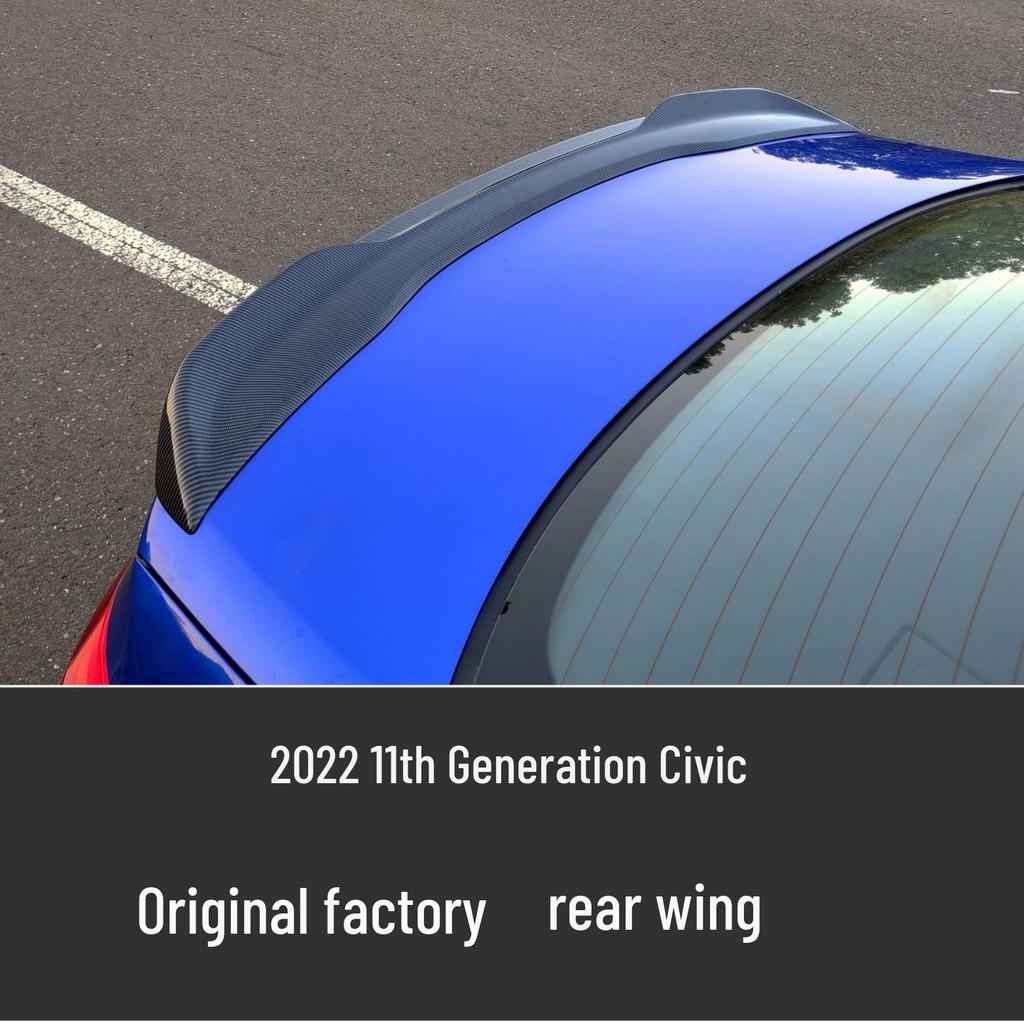 Îmbunătățiri pentru Honda Civic generația a 11-a 2022: buza frontală, eleron spate, splitter, jaluzele, bară spate.
