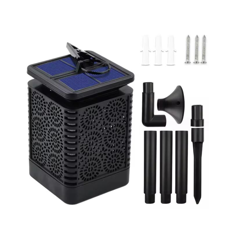 

Solar Lantern Light Outdoor Waterproof LED Garden Pathway Camping Lawn Atmosphere Flame Lamp Terrace Yard Decor Landscape Lights