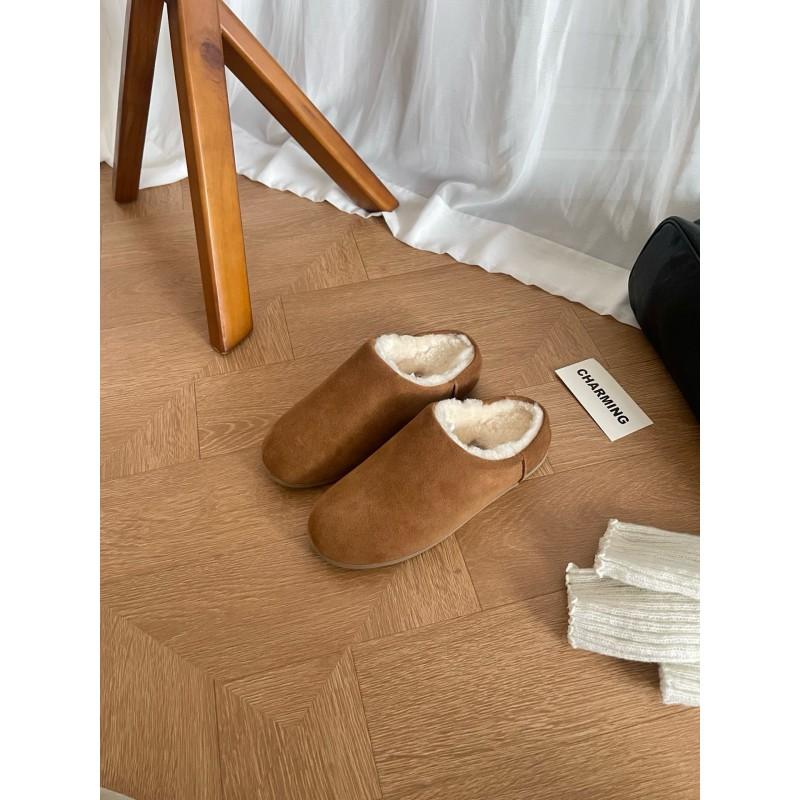 Női báránybőr, szőrmebéléses, lapos szárú, kényelmes, belebújós, téli, meleg, rövid bokacsizma