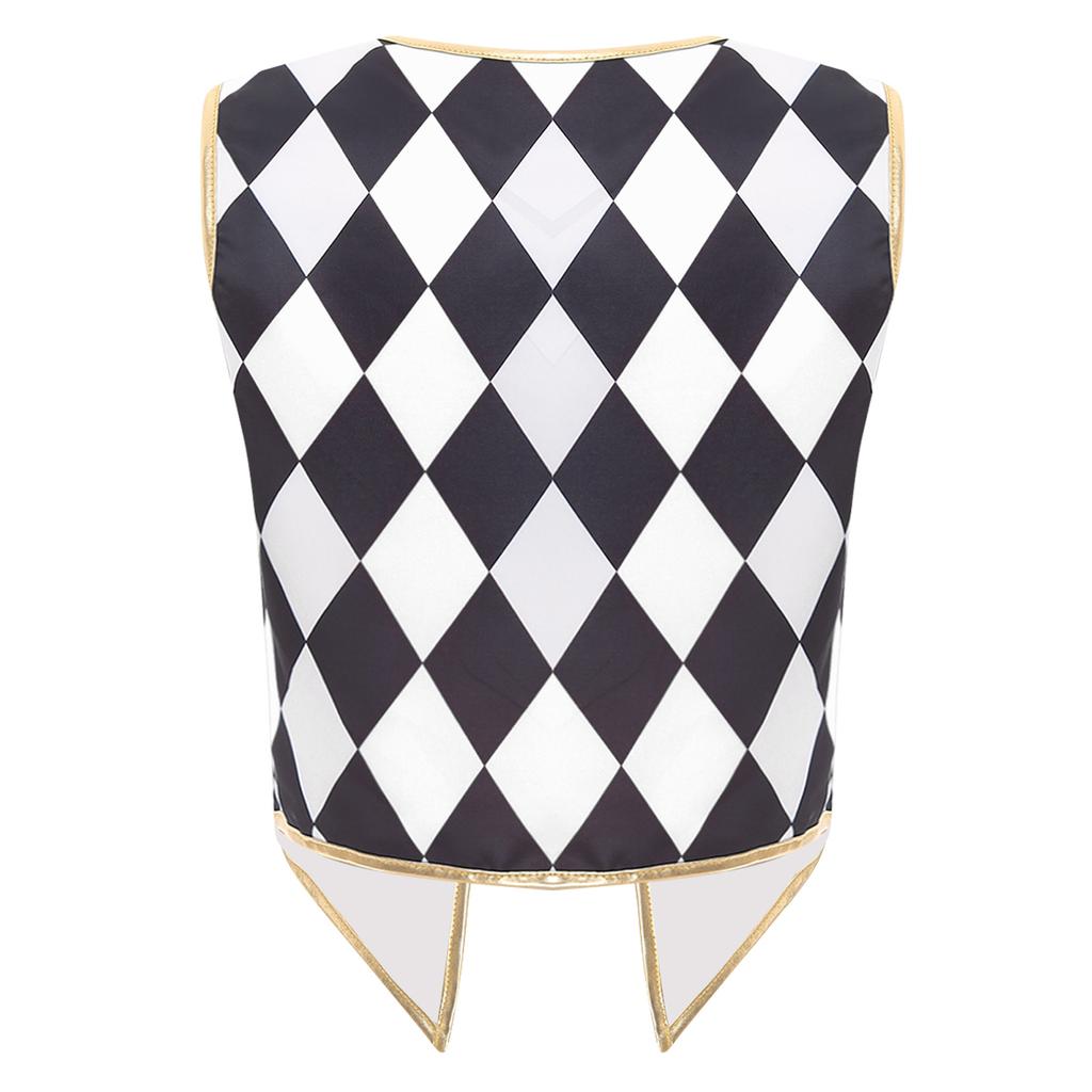 Costume da Domatore di Circo da Donna Senza Maniche Scollo a V Gilet