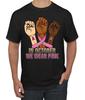 In October We Wear Pink Protest Fists Men T- Shirt
