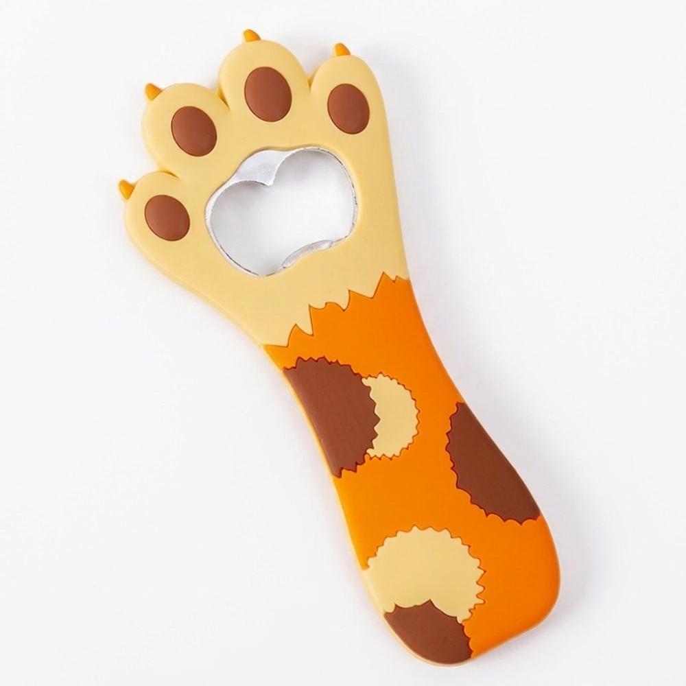 Vibrant Colors Fridge Magnet Opener Paw Shape Multifunctional Bottle Opener  Kitchen Barware